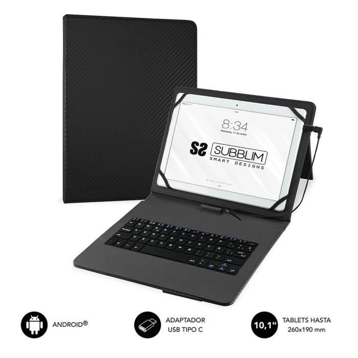 Housse pour Tablette et Clavier Subblim SUBKT1USB001 101