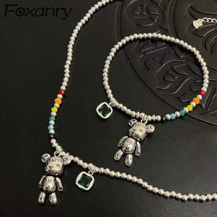 Bracelet de collier - Collier Et Bracelet En Zircon, Bijou Tendance
