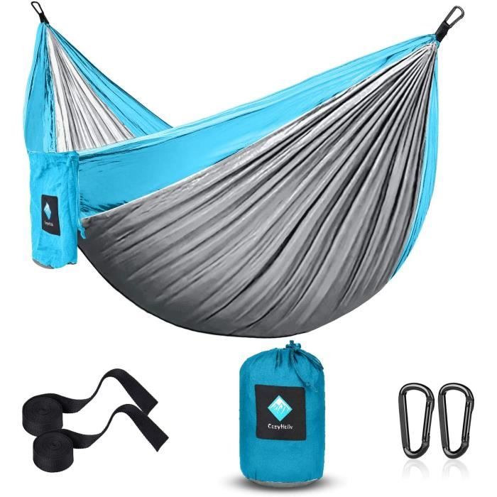 Hamac De Yoga Wellsem - 5x2,8m - Charge 900kg - Bleu Foncé