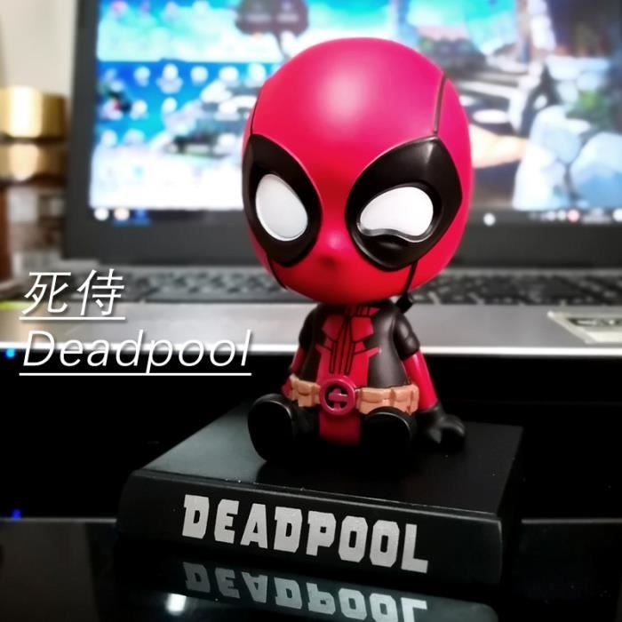 Dead Pool - Décoration'intérieur de voiture, figurine de Super héros,  Deadpool, tête secouée, Bobblehead, mod - Cdiscount Auto