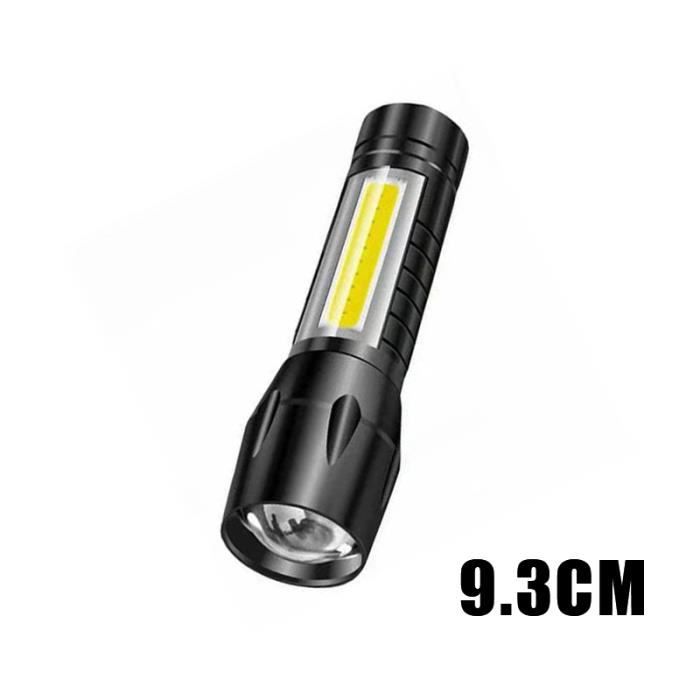 Fdit lampe de poche zoomable Lampe de poche lumineuse 8000lm IP65 étanche  Zoomable 2 couleurs de lumière 7 Modes torche à main - Cdiscount Bricolage
