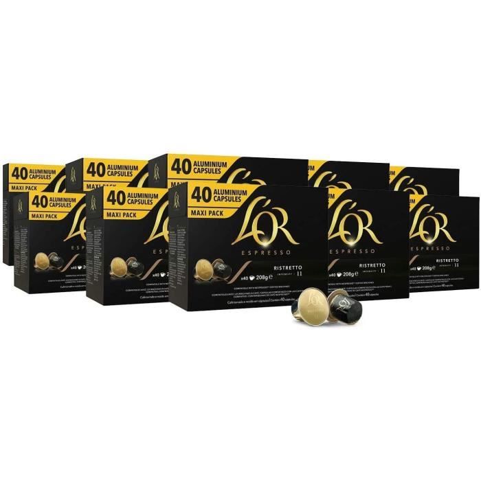 Espresso Coffee Ristretto Intensity 11 Capsules de café en aluminium