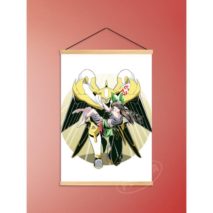 Poster XXL Yu-Gi-Oh – Tapisserie Murale Seto Kaiba – Blue-Eyes White Dragon
