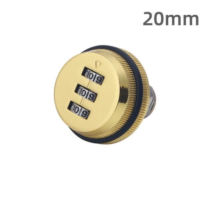 Ensemble De 4 Serrures Tubulaires à Came, 5/8 Pouces En Alliage