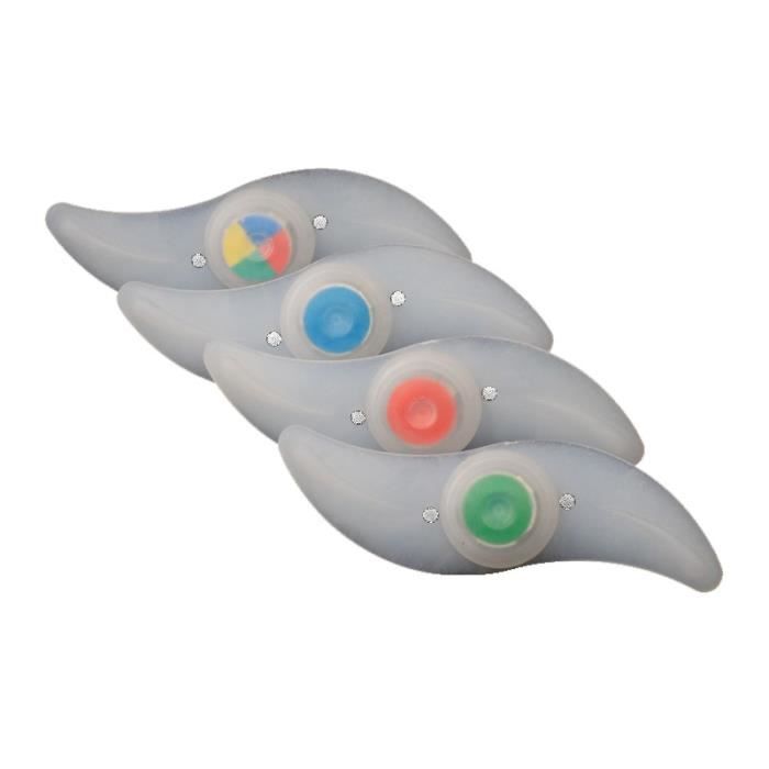 LED Rayons lumineux de roues de vélo, étanches, pour vtt, accessoires de vélo, éclairage, lampe d'avertissement colorée,3 modes