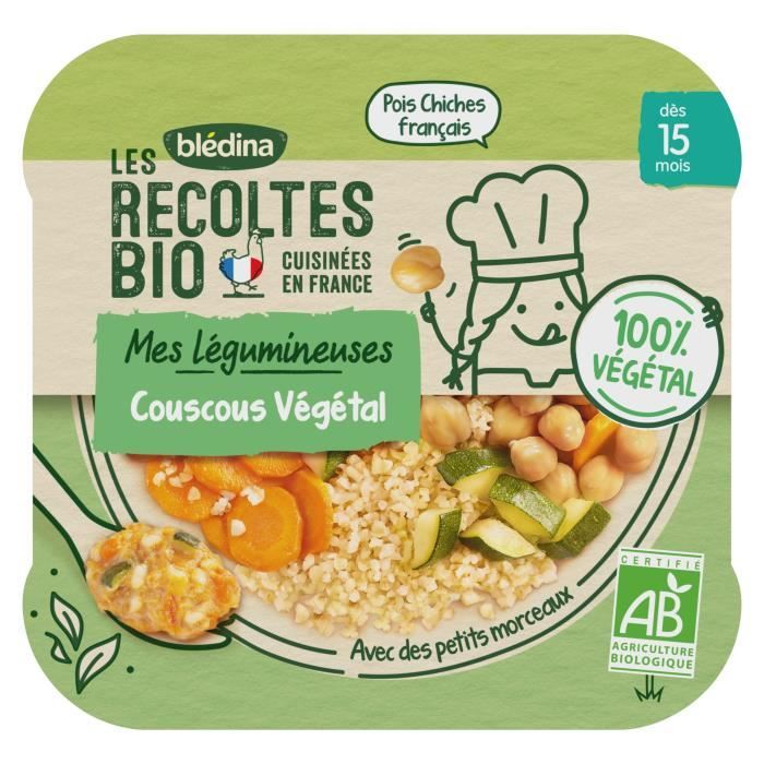 Bledina Les Recoltes Bio Repas Bebe Bio Des 15 Mois Couscous Vegetal 1x250g Achat Vente Plats Cuisines Bledina Les Recoltes Bio Repas Bebe Bio Des 15 Mois Couscous Vegetal 1x250g