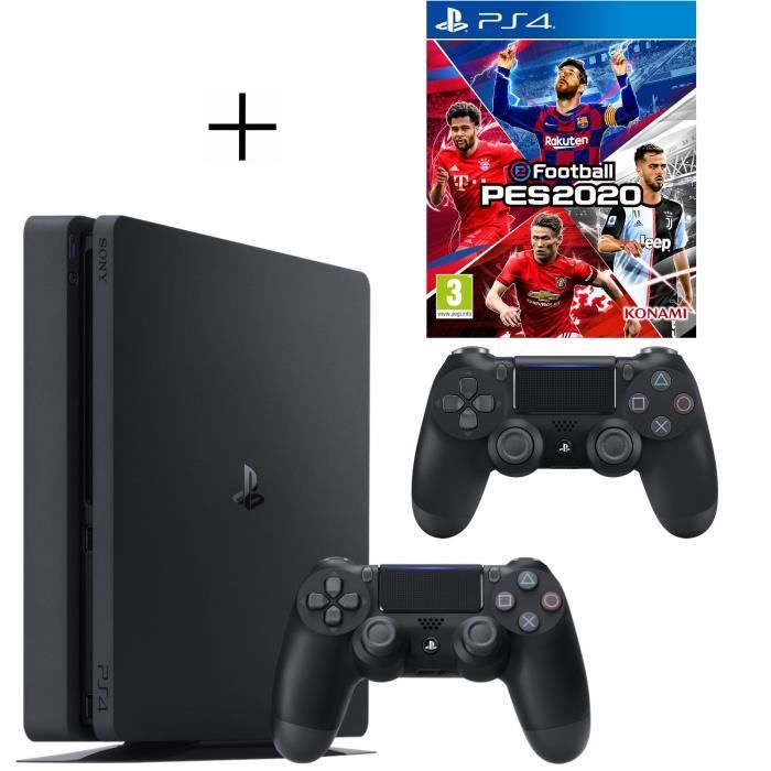 Pack Playstation Ps4 500go Efootball Pes 2020 Manette Dual Shock 4 Noire V2 Voucher Fortnite Achat Vente Console Ps4 Ps4 500 Pes20 Ds4 V Cdiscount