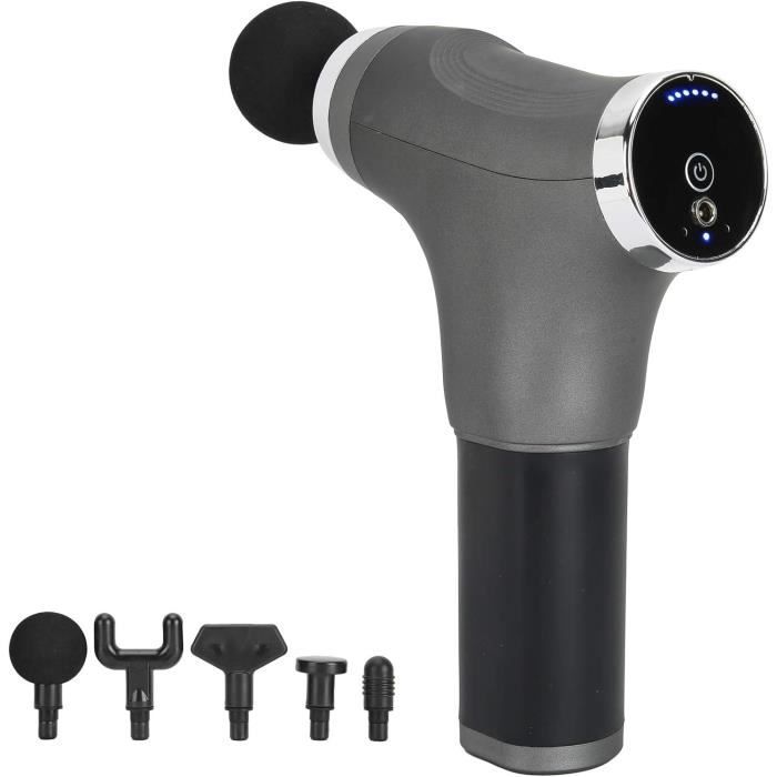 Lot De Têtes De Rechange En Silicone Pour Pistolet De Massage électrique - Noir - Marque EBIEFLY