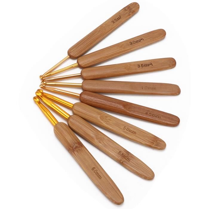 Ensemble D'aiguilles à Crochet,54 Pièces,Kit De Crochets,aiguilles à