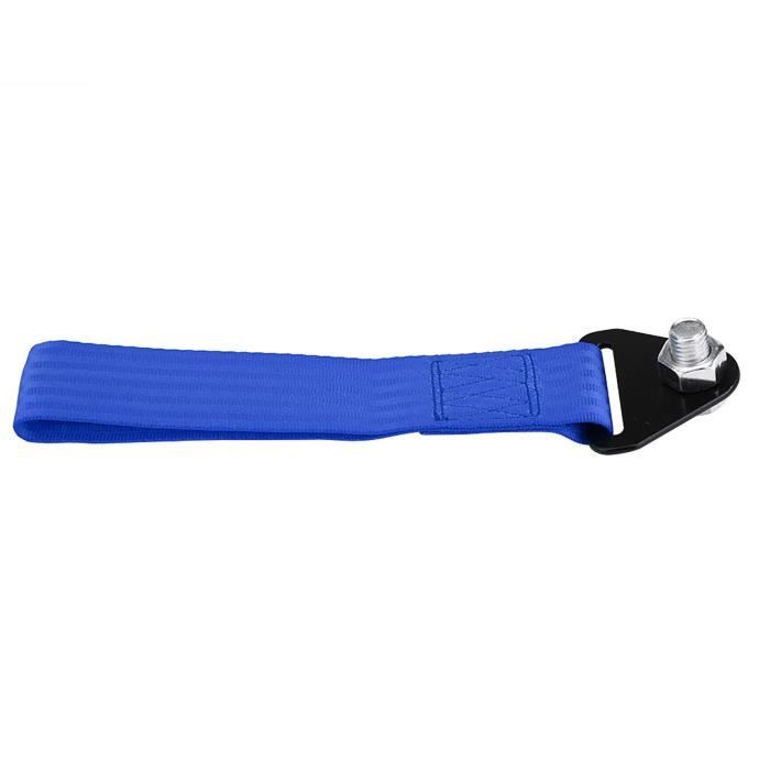 2 Sanglies De Remorquage Voiture Course - Nylon 2T Résistance - Pour Pare-chocs Avant/Arrière - Bleu