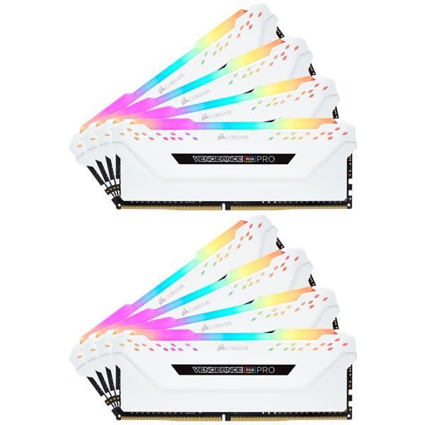 Vente Memoire PC Corsair Vengeance RGB PRO 128GB DDR4 2666MHz, 128 Go, 8 x 16 Go, DDR4, 2666 MHz, 288-pin DIMM pas cher Vente Memoire PC Corsair Vengeance RGB PRO 128GB DDR4 2666MHz, 128 Go, 8 x 16 Go, DDR4, 2666 MHz, 288-pin DIMM pas cher