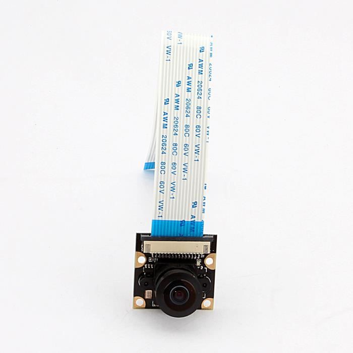 Cuque Module Caméra Grand Angle 75° 5MP OV5647 Pour Raspberry Pi 3B+ 4