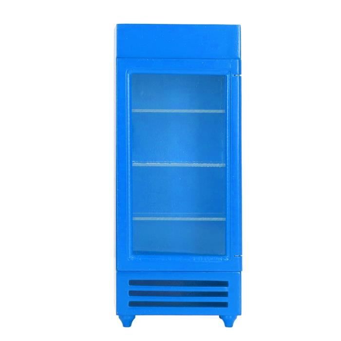 Generic Réfrigérateur de Maison de Poupée Réaliste 1:12, Accessoire de Meubles Miniatures à Quatre Couches pour Décoration de Maison de Poupée 1/12, Bois Blanc (réfrigérateur Generic Réfrigérateur de Maison de Poupée Réaliste 1:12, Accessoire de Meubles Miniatures à Quatre Couches pour Décoration de Maison de Poupée 1/12, Bois Blanc (réfrigérateur