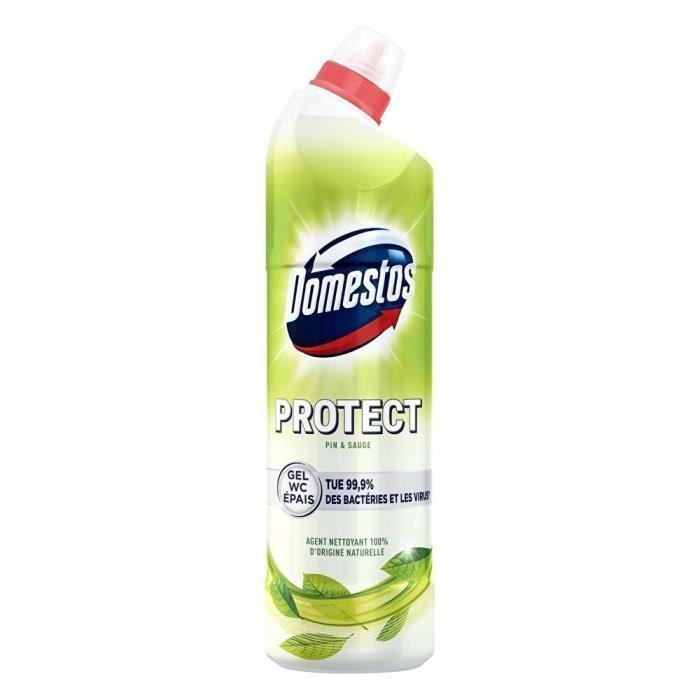 Entretien WC protection désinfectant pin & sauge DOMESTOS Entretien WC protection désinfectant pin & sauge DOMESTOS le flacon de 70
