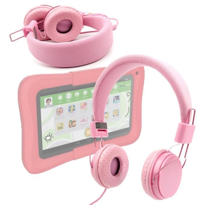 Casque enfant rose pour tablette FNAC Kids Kurio 7 - Cdiscount Jeux - Jouets