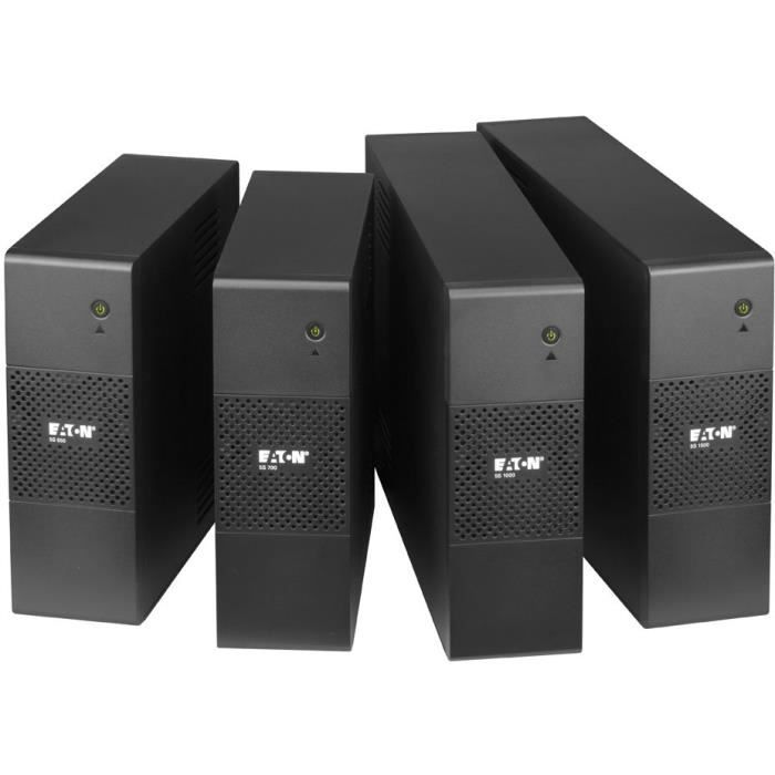 Onduleur Tour - EATON - 5S - Line-Interactive UPS - 1500VA - 8 prises IEC 10A - Parafoudre - Port USB - 5S1500I