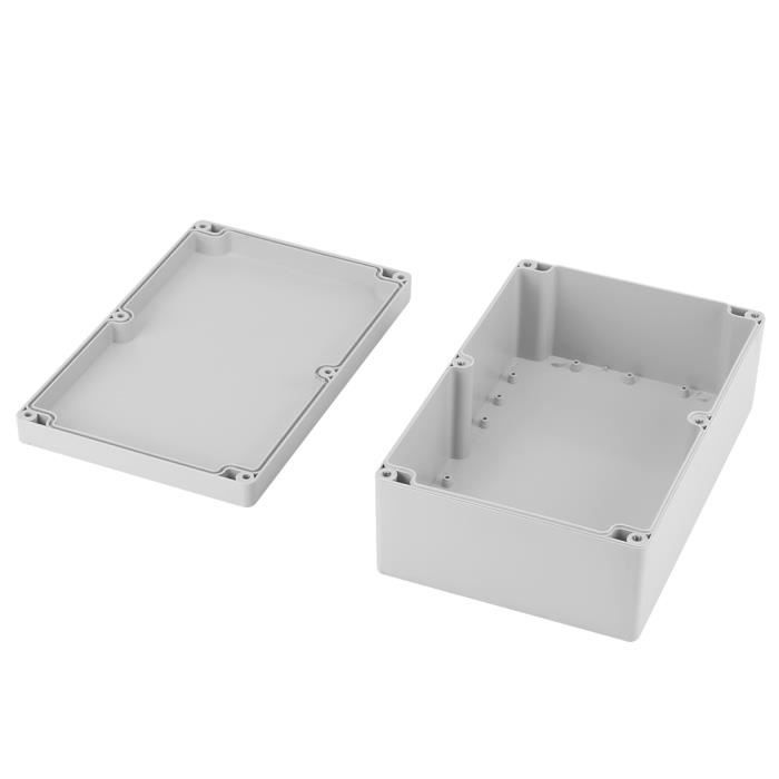 Boîte De Distribution étanche IP65 - 200x200x80 Mm, Plastique ABS, Blanc, Pour Installation électrique