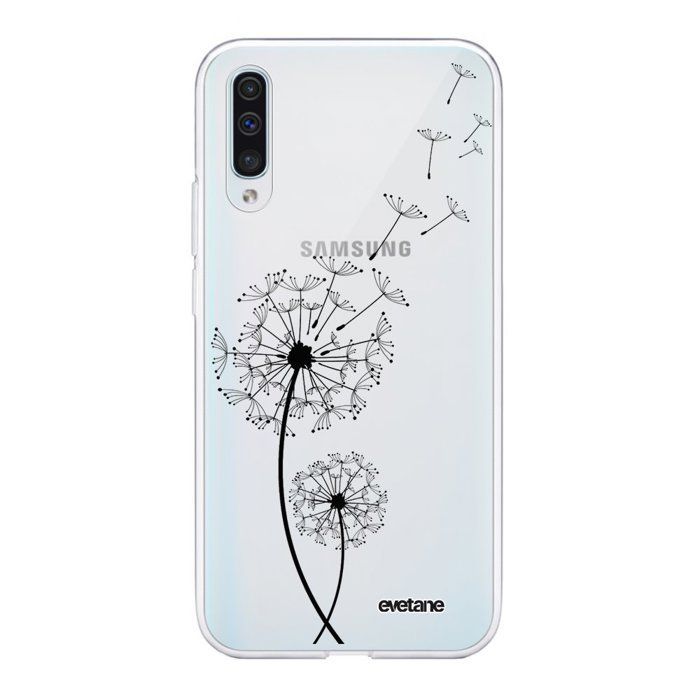 Coque Samsung Galaxy A50 360 intégrale transparente Pissenlit Ecriture Tendance Design Evetane