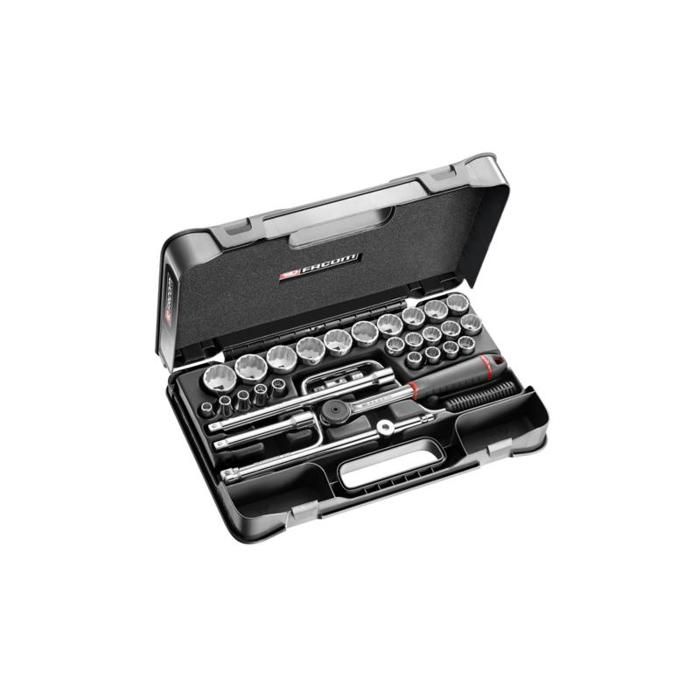 Facom Coffret douilles 12 12 pans métriques 30 pièces .161 5P12 - vue 2
