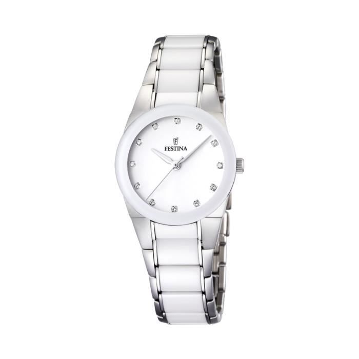 Montre ceramique blanche festina sales