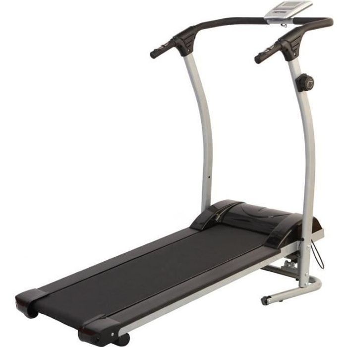 Tapis de marche magn&eacute;tique - Compteur 5 fonctions - Option Pliable