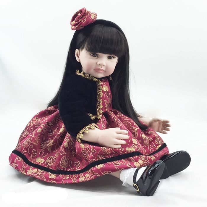 22 Adora Toddler Baby Girl Poupees Reborn Bebe Fille Cadeau Jeu Jouet Poupee En Robe De Style Chinois Achat Vente Poupee Cdiscount