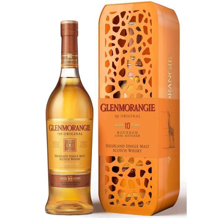 Glenmorangie 10 ans The Original Highlands Single malt scotch whisky Ecosse 40,0 Vol