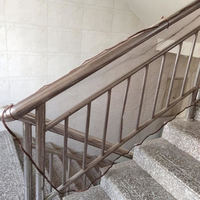 GOTOTOP filet de sécurité d'escalier Filet de sécurité pour balcon de 3 mètres pour enfants, escaliers pour animaux de