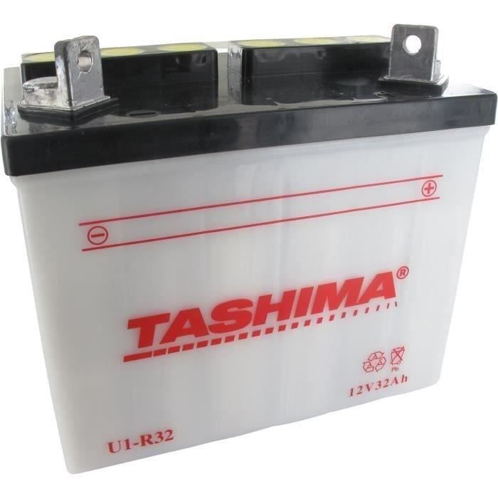 Batterie Tashima U1R32 12 Volts 32A (livree sans acide) Greenstar