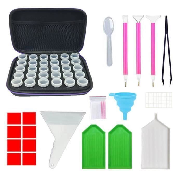 Accessoire Diamond Painting Tableau-Toile,Boîte De Rangement Pour Peinture Diamant,boîte En Boite Diamond Painting Rangement