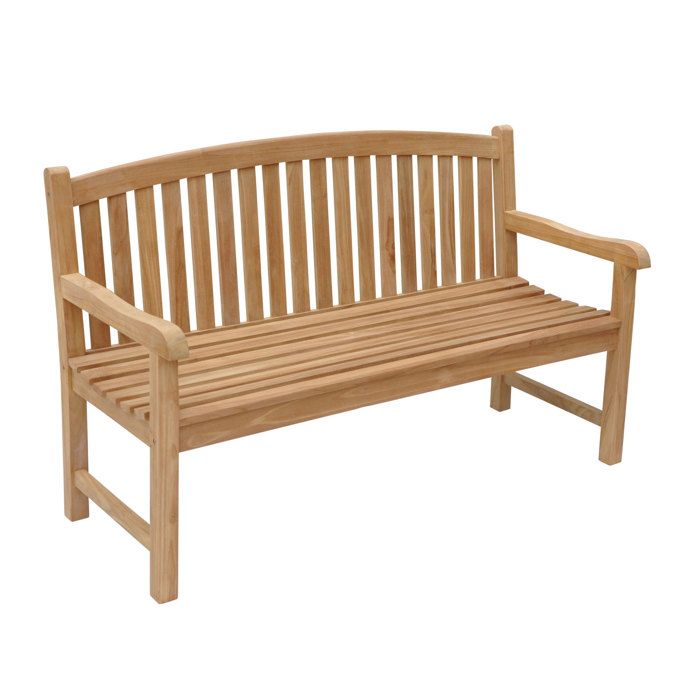 Banc de jardin en teck massif LOMBOK