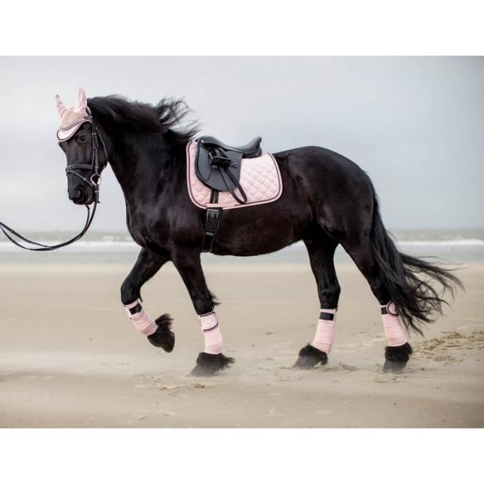 Tapis De Selle Equitation Copper Kiss Rose Cheval Dressage