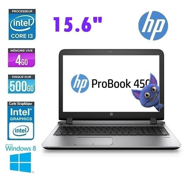 HP PROBOOK 450 G2 CORE I3 4GO 500GO - GRADE C - Hewlett packard