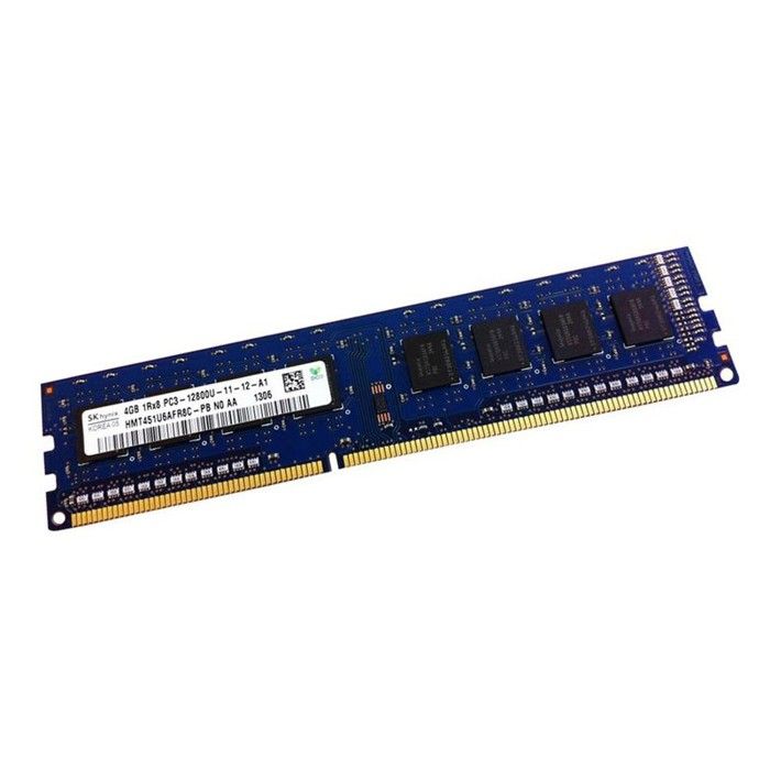 Module Mémoire - Hynix - Hmt451U6Afr8C-Pb - Ddr3 Pc3-12800U - 4Go 1600 Mhz - Cl11 Unbuffered