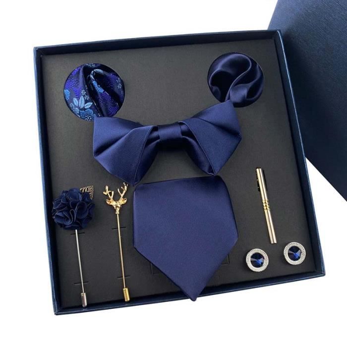 Ensemble noeud papillon et pochette en soie pour homme BOSS