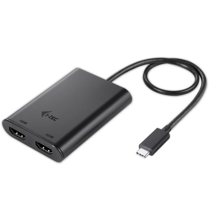 Adaptateur I-TEC USB-C 2x HDMI jusqu`à 2x4K 30Hz