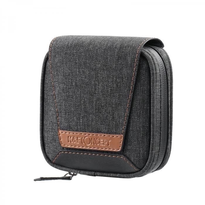 Étui pour filtre d'objectif d'appareil photo, étui de transport de filtre, pochette de sac de ceinture pour filtres de 37mm à 95mm