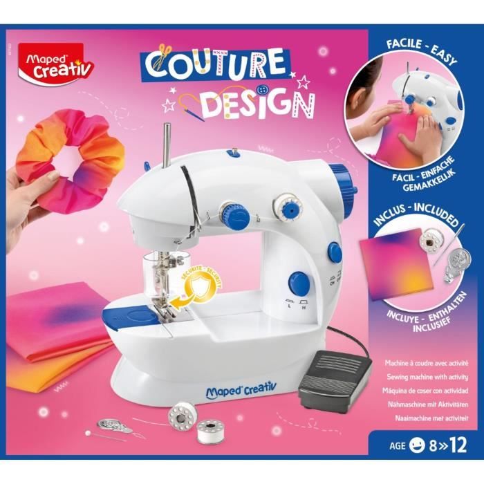 Machin à coudr élctriqu, machin à coudr débutant avc 12 programms d coutur, avc kit coutur t pédals, pour débutants parnts t nfant ( au millur prix