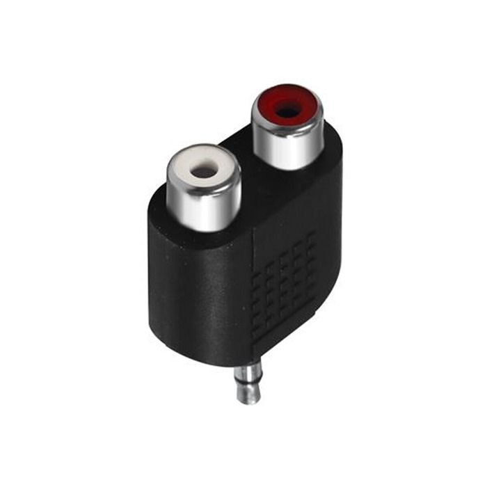 Adaptateur AudioQuest - Mini Jack 3.5 Mm Vers 2 RCA Femelles - Pour Connexion Audio