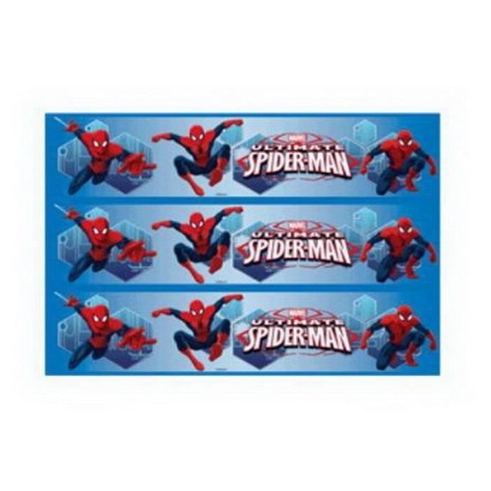 Tour Contour De Gateau Anniversaire Spiderman Cdiscount Maison