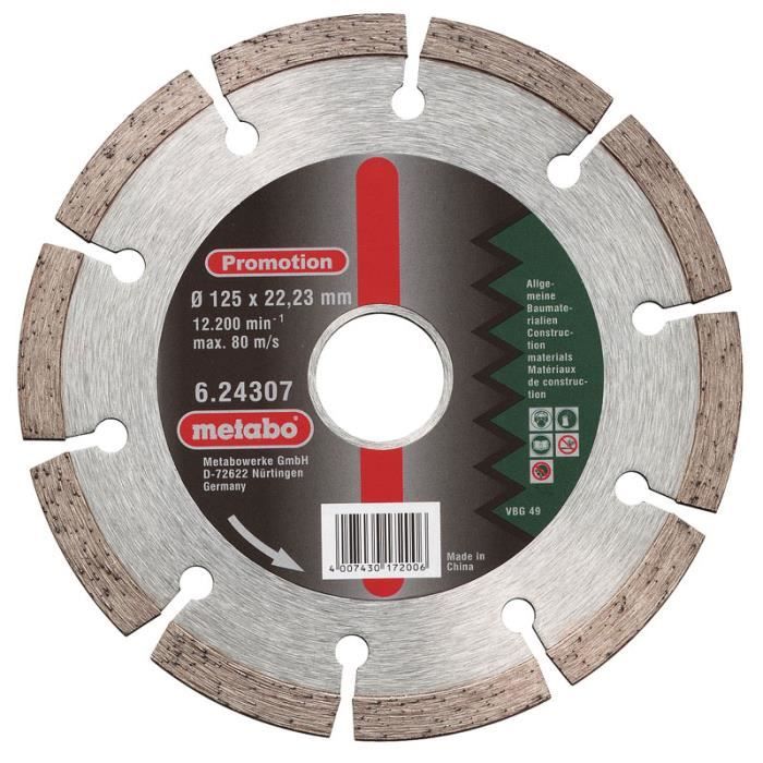 Metabo Disque diamant 180x2223 mm