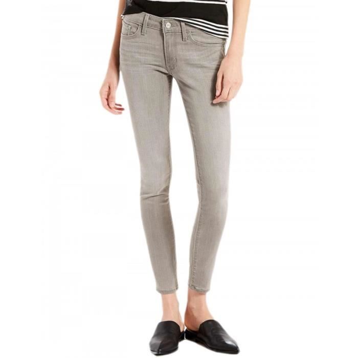 levi's 711 skinny grey