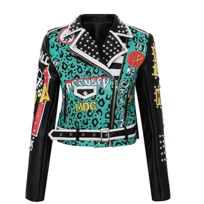 Veste femme rock deals