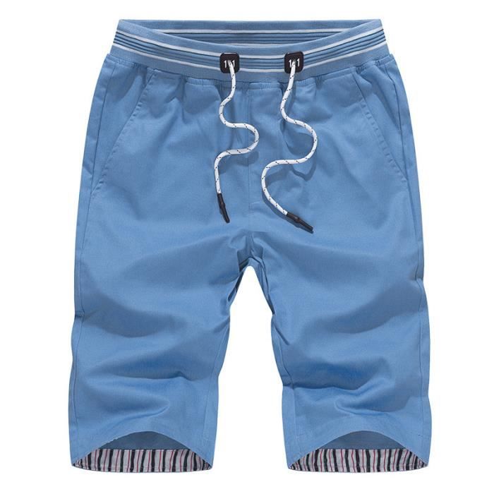 Bermuda homme bleu ciel 2025