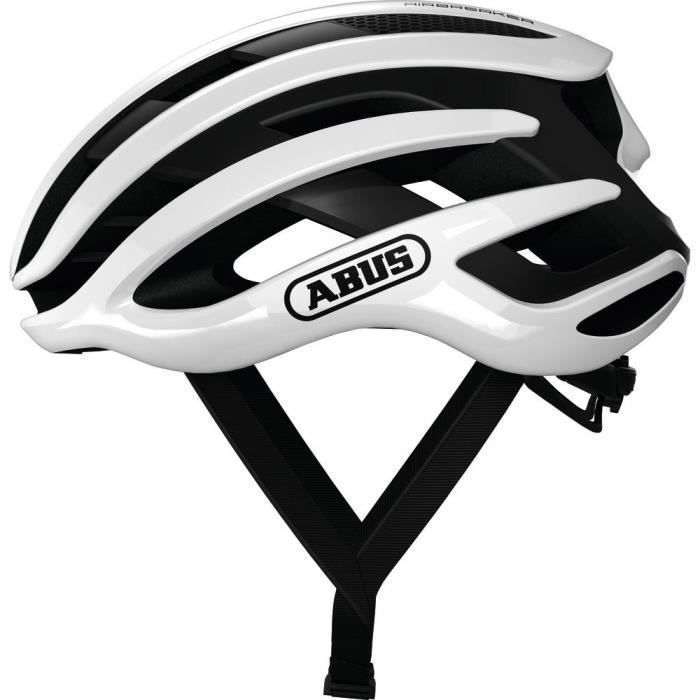 Casque de protection ABUS Airbreaker pour vélo sur route - Blanc