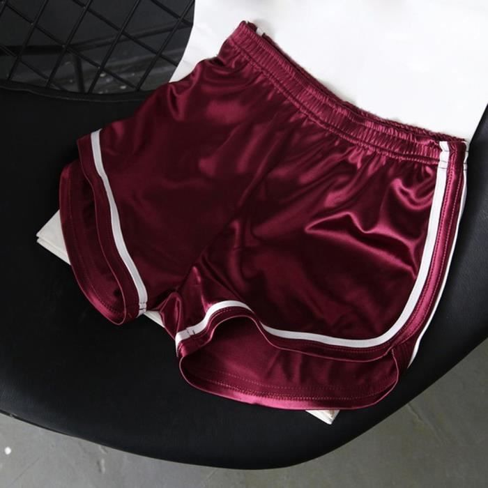 2 Femmes Athlétique Leggings Short W / Poches Yoga Course Exercice Gym Noir L