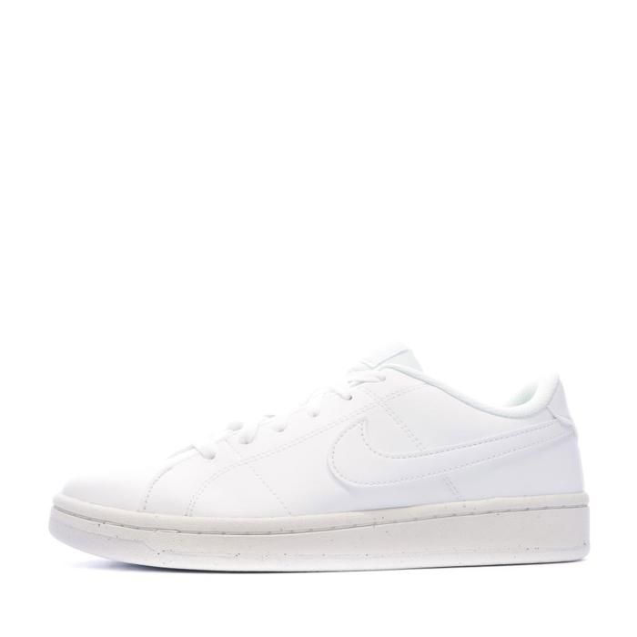 Baskets basses NIKE Court Royale 2 Homme Blanc Synthetique Lacets