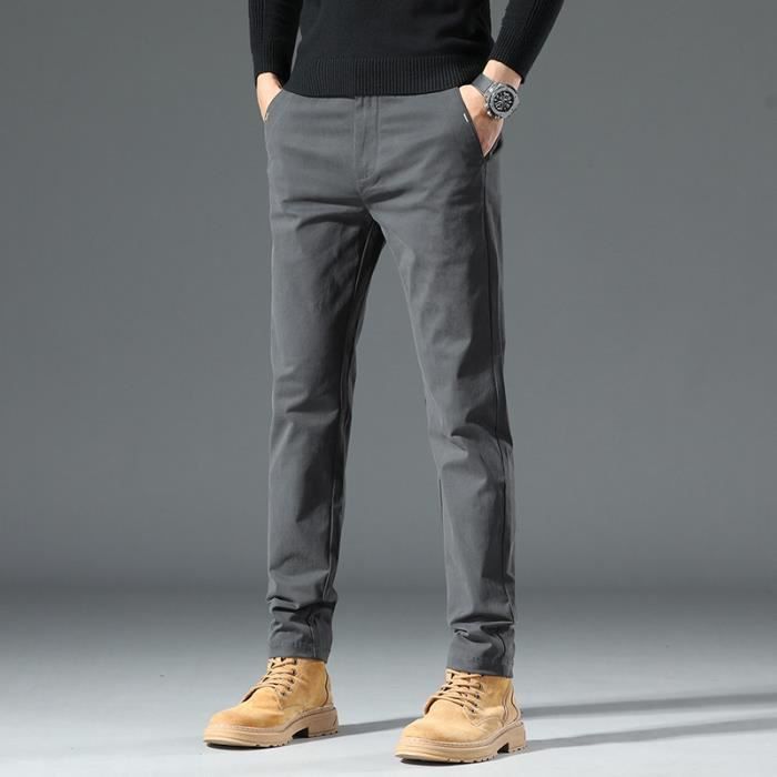 Pantalon homme extensible clearance