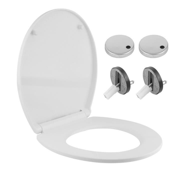 Abattant WC rond Nettoyage facile cuvette wc anti bact rienne et