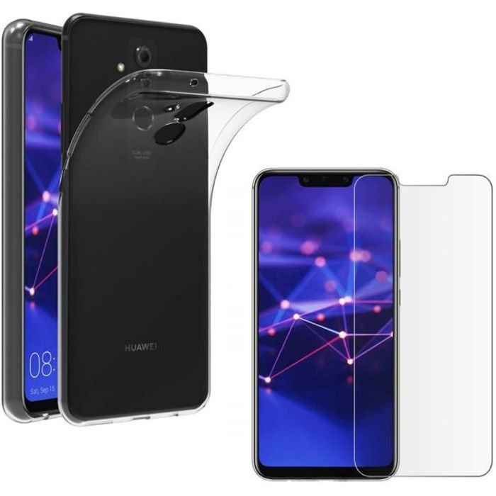 Coque Portefeuille Huawei Mate 20 Lite - Cuir PU Avec Porte-Cartes - Noir 6,3"